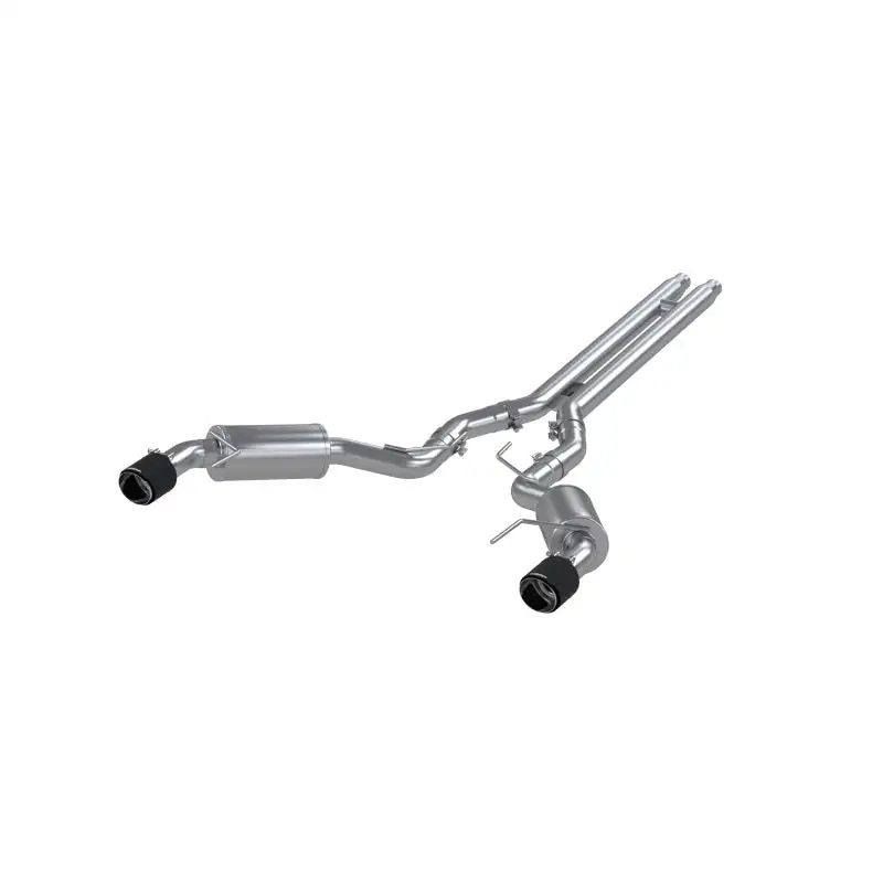 MBRP Ford Mustang GT 5L(Coupe) 3in Catback Dual Split Rear w/ 4.5in Carbon Fiber Tips (Street)