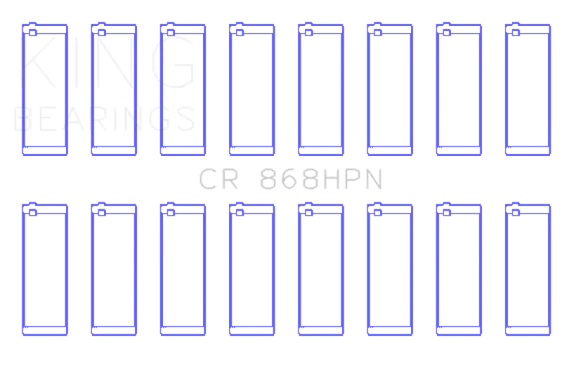 King Ford Prod V8 4.6L/5.4L (Size STD) Performance Rod Bearing Set