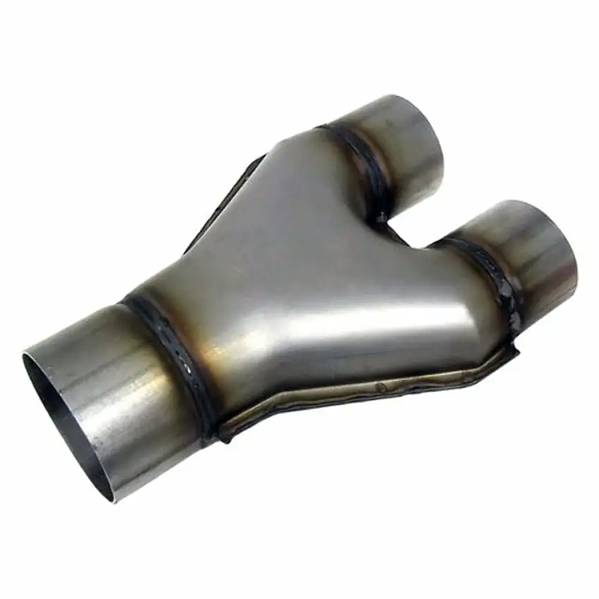 Jones Exhaust SU6-3SS Stainless Stamped Y-Pipe 3 Single Pipe , 2.25 Dual Pipes