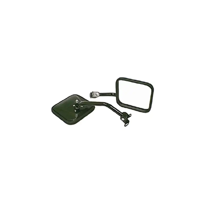 Rugged Ridge Jeep Wrangler YJ Black CJ-Style Side Mirror Kit