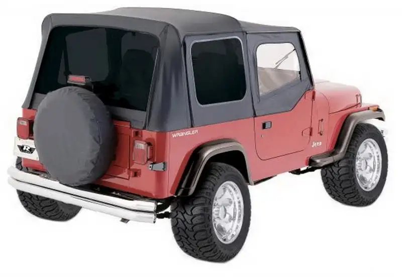 Rampage Jeep Wrangler(YJ) OEM Replacement Top - Black Diamond