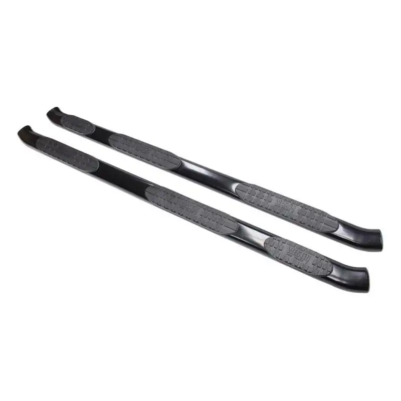 Westin 07+ Chevy Silv 1500 Extnd Cab (6.5ft) PRO TRAXX 5 WTW Oval Nerf Step Bars - Blk