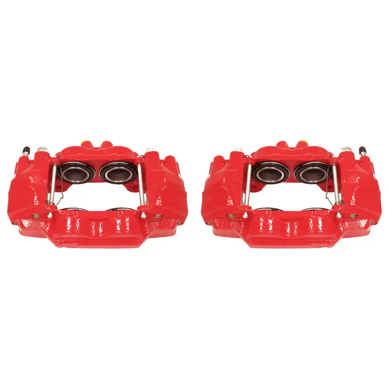 Power Stop 03-09 Toyota 4Runner Front Red Calipers w/o Brackets - Pair