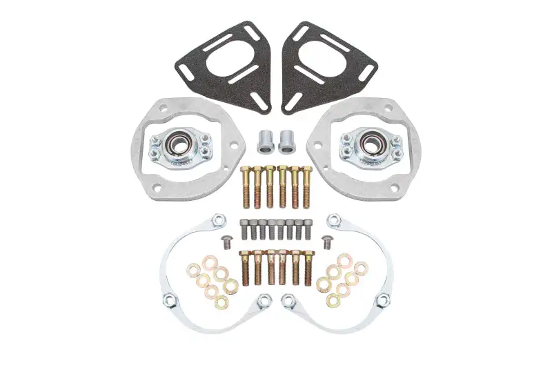 BMR 16-24 Chevy Camaro Caster Camber Plates - Black Hammertone