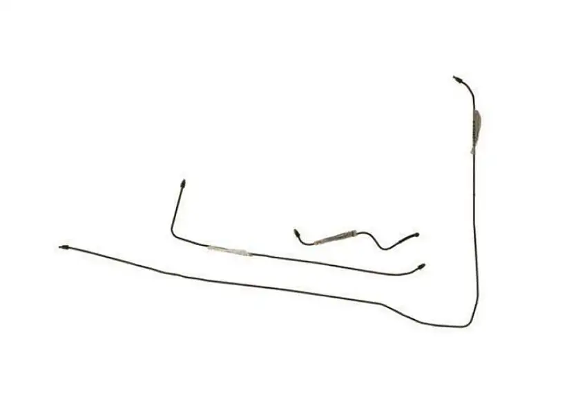 1964-67 Chevrolet El Camino Rear Air Shock Lines Stainless - CAS6401OM
