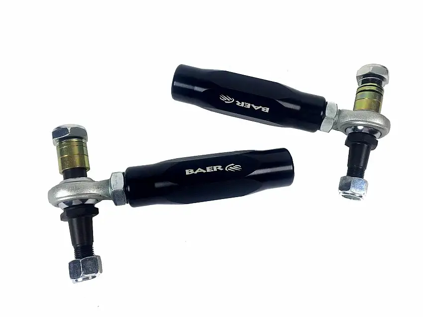 1979-1993 Mustang Tracker Adjustable Front Tie Rods Bump Steer Kit 3261005