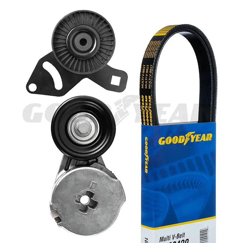 1996-97 Ford F-100 Ranger Serpentine Belt Drive Component Kit Goodyear 3076