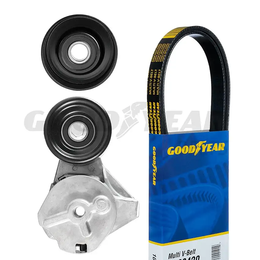 1998-99 Cadillac DeVille Serpentine Belt Drive Component Kit Goodyear 3072