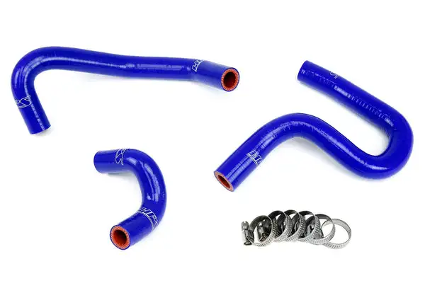 HPS Blue Reinforced Silicone Heater Hose Kit Coolant for Toyota 95 04 Tacom (57-1763-BLUE)