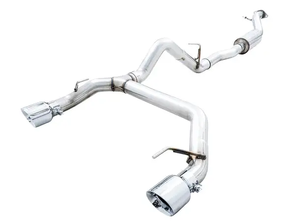AWE Tuning AWE 0FG Catback Exhaust for Ford Bronco with BashGuardâ„¢ - Dual 4.5"  Tips - 3015-32456