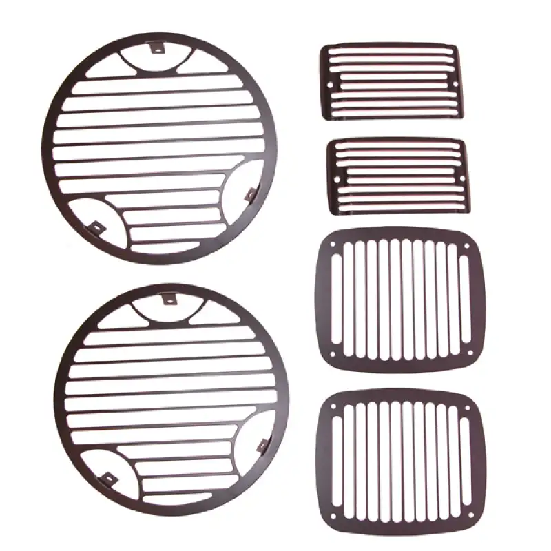 Rugged Ridge Jeep Wrangler Billet Stone Guard Set