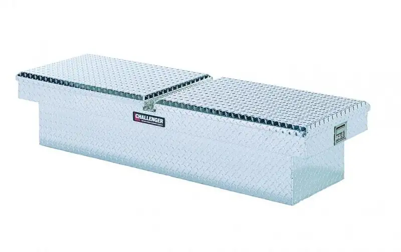 Lund Chevy Colorado Ext. Cab (All Beds Gull-Wing Crossover) Challenger Tool Box - Brite