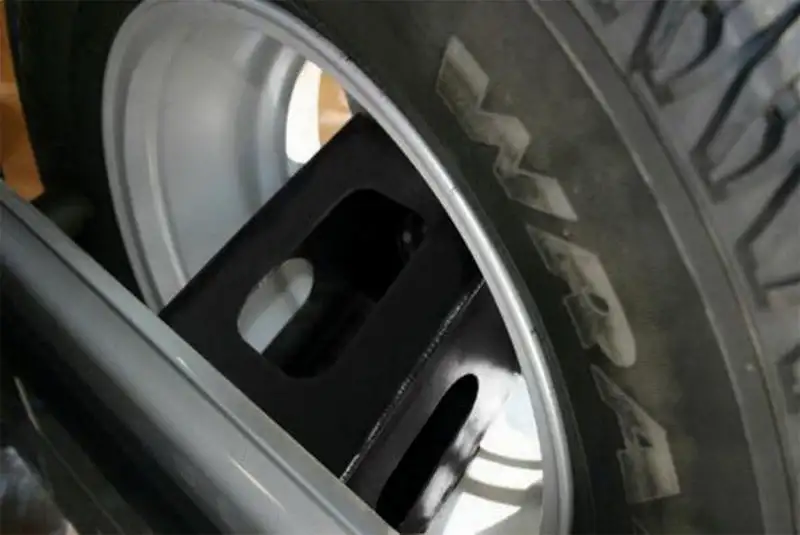 Rampage Jeep Wrangler(JK) Rear Tire Mount Kit - Black