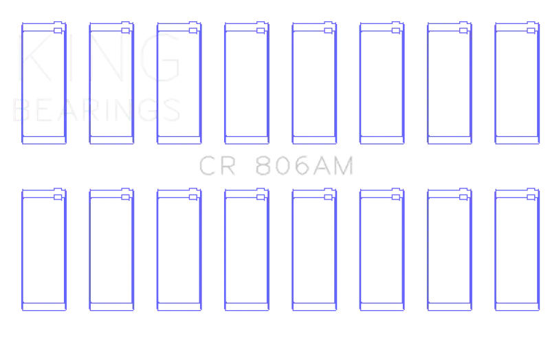 King Chrysler 361Cl/383Cl (Size Standard) Connecting Rod Bearing Set