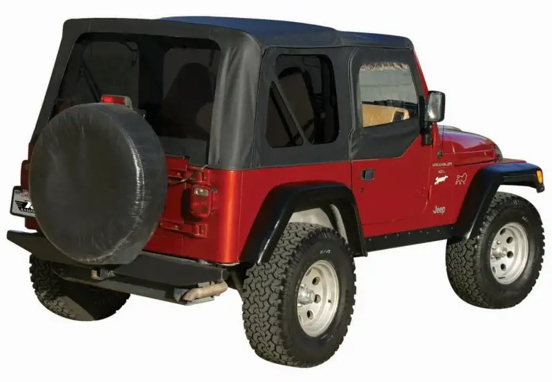 Rampage Jeep Wrangler(TJ) OEM Replacement Top - Black Diamond