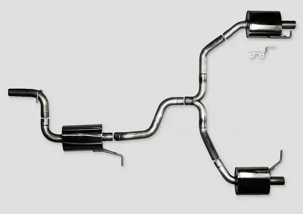 AWE Tuning Touring Edition Exhaust for VW CC 2.0T - Dual Outlet - Diamond Black Tips (3010-33022)
