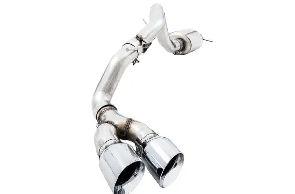 AWE Tuning 0FG Exhaust with BashGuard for Ford Ranger - Dual Chrome Silver Tips (3015-22072)