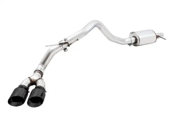AWE Tuning 0FG Exhaust with BashGuard for Ford Ranger - Dual Diamond Black Tips (3015-23064)