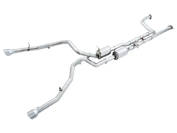 AWE Tuning 0FG Catback Exhaust for RAM TRX - Chrome Silver Tips (3015-32004)