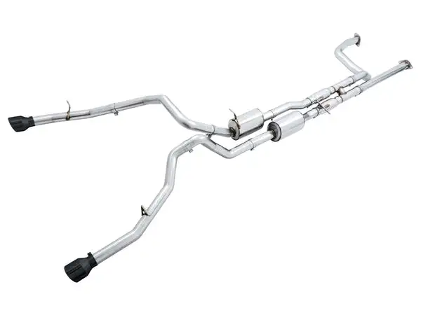 AWE Tuning 0FG Catback Exhaust for RAM TRX - Diamond Black Tips (3015-33005)