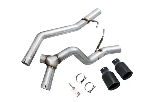 AWE Tuning Trail-to-Tread Conversion Kit (Dual Exhaust) for Jeep JT 3.6L - Diamond Black Tips (3015-33065)