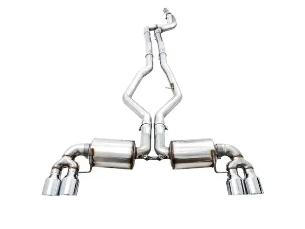 AWE Tuning Non-Resonated Touring Edition Exhaust for G2X M340i / M440i - Chrome Silver Tips (3015-42148)