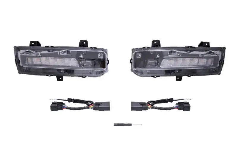 Diode Dynamics Elite Series Combination Fog Lamp for 18-21 Ford Mustang - Cool - White (Pair)