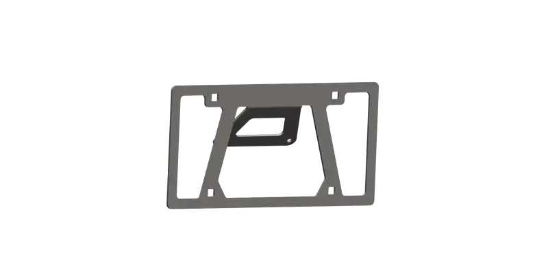 Road Armor Universal Front License Plate Mount- Tex Blk