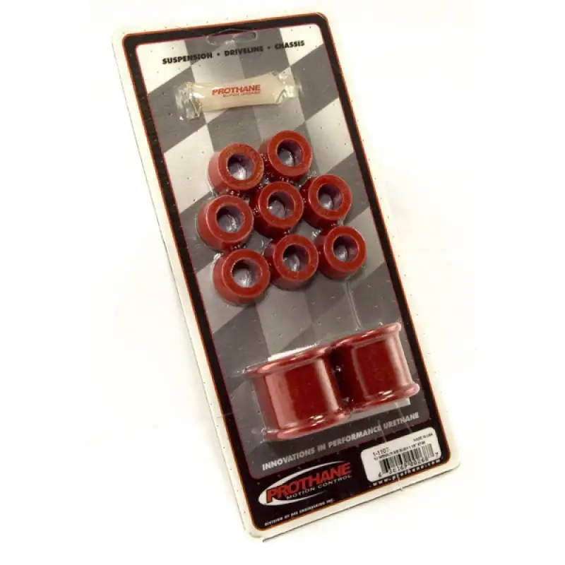 Rugged Ridge Front Swaybar Bushing Kit Red 1-1/8-Ines Jeep Wrangler YJ