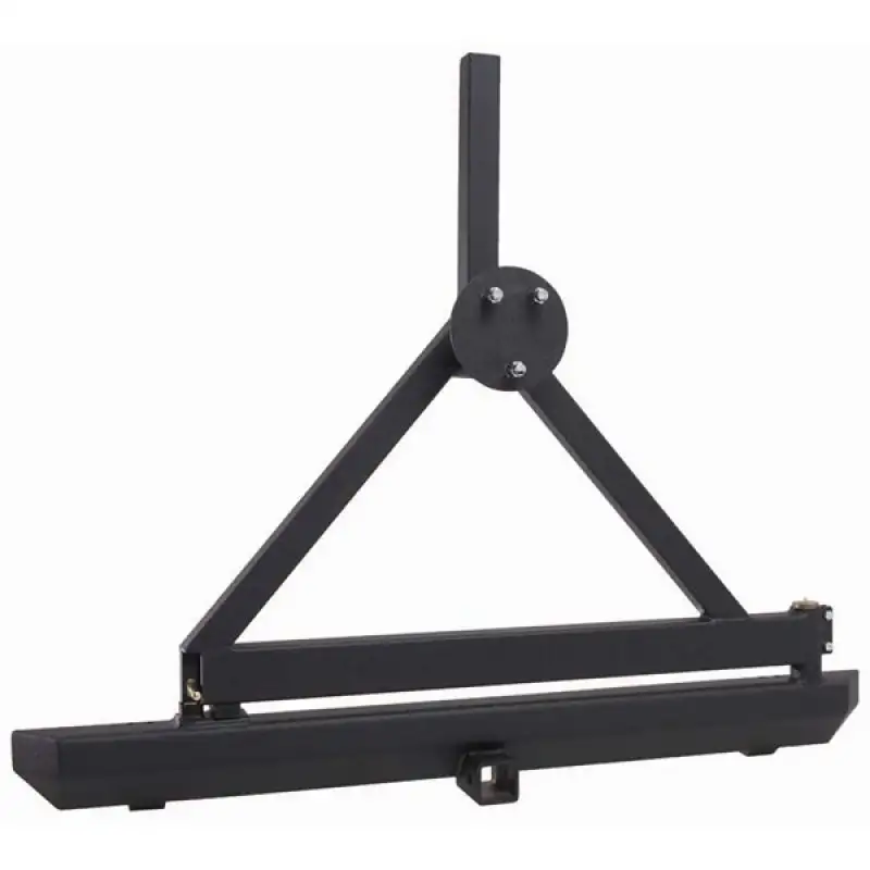 Rugged Ridge Rock Crawler Rear Bumper Hitch & Tire Carrier