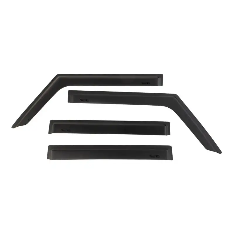 Rugged Ridge Window Visors Matte Black Jeep Wrangler JLU/JT