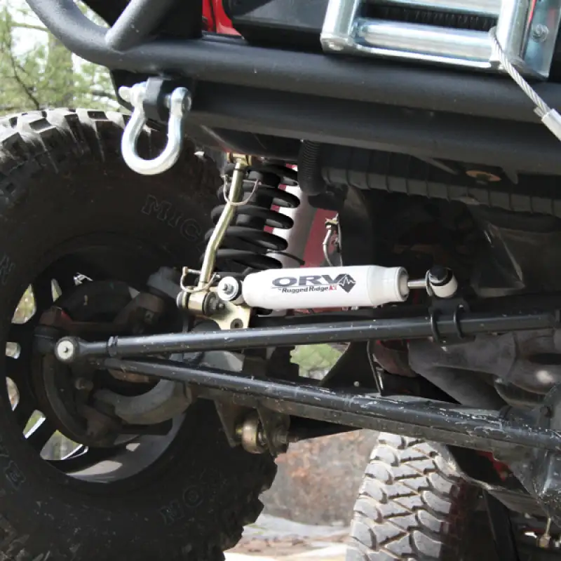 Rugged Ridge Steering Stabilizer Jeep Wrangler Cherokee