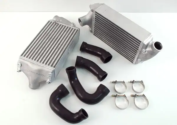 AWE Tuning Performance Intercoolers for Porsche 997 Turbo / GT2 - Black Hoses (4510-11046)