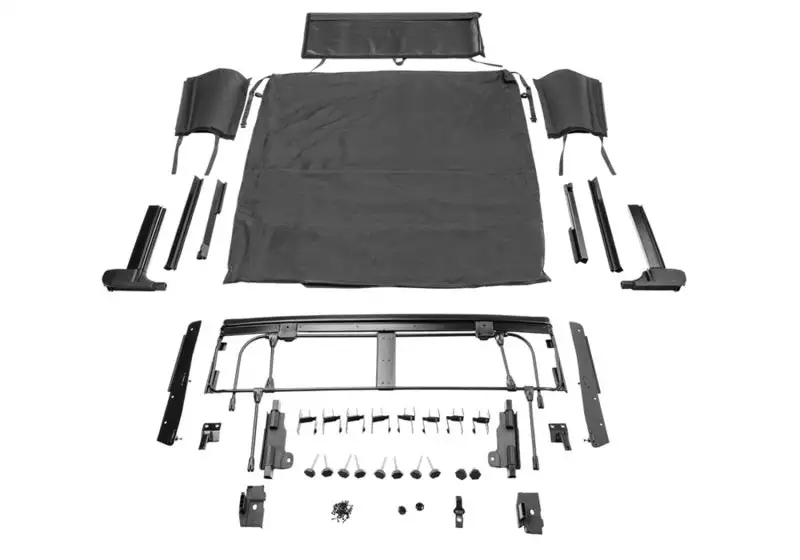 Rampage Jeep Gladiator Trailview Fastback - Black Diamond