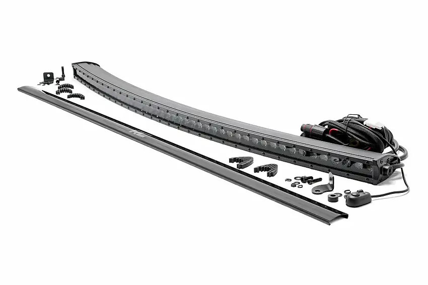 50 Inch Black Series LED Light Bar; Curved; Single Row 72750BL