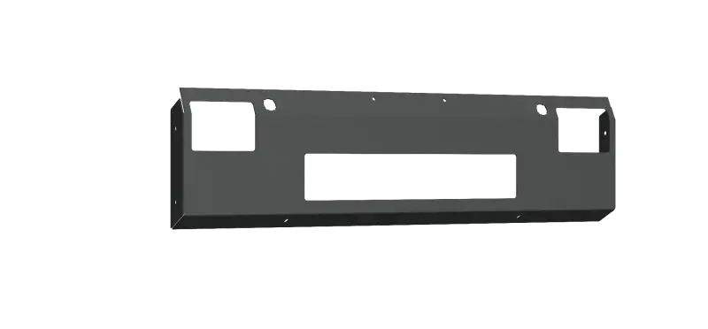 Road Armor 19-20 Ram 2500 Vaquero Front Non-Winch Plate - Tex Blk