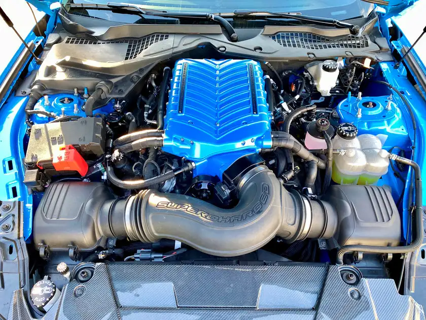 UPR 2024+ Mustang GT with Whipple Supercharger Dual Catch Cans