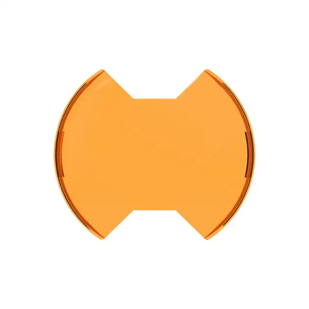 KC HiLiTES SlimLite 8in. LED Light Shield (Shield Only) - Amber