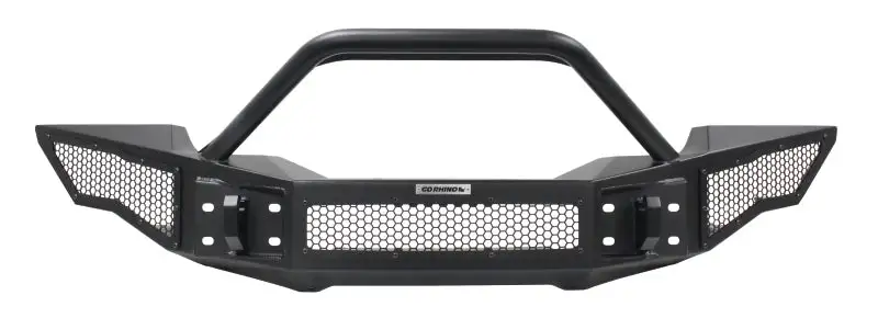 Go Rhino Jeep Wrangler JL/JLU/JK/JKU/Gladiator JT Rockline Full Width Bumper w/ Overrider