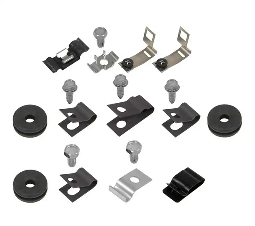 Fits 65-66 Mustang; 6 cylinder; Clip Kit-65Z-BF6