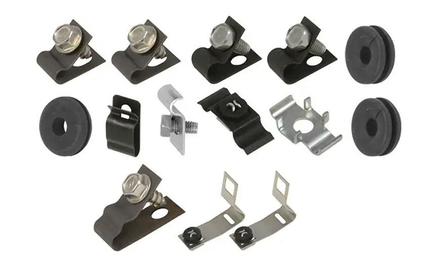 Fits 65-66 Mustang; 8 cylinder, Disc; Clip Kit-65Z-BFD