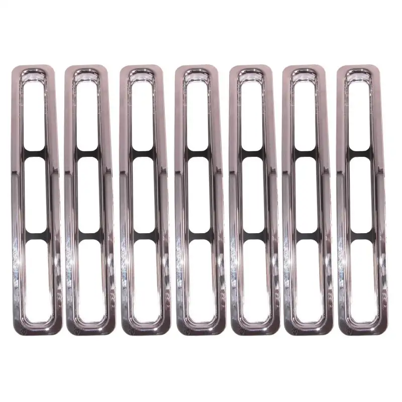 Rugged Ridge Grille Inserts Chrome Jeep Wrangler YJ
