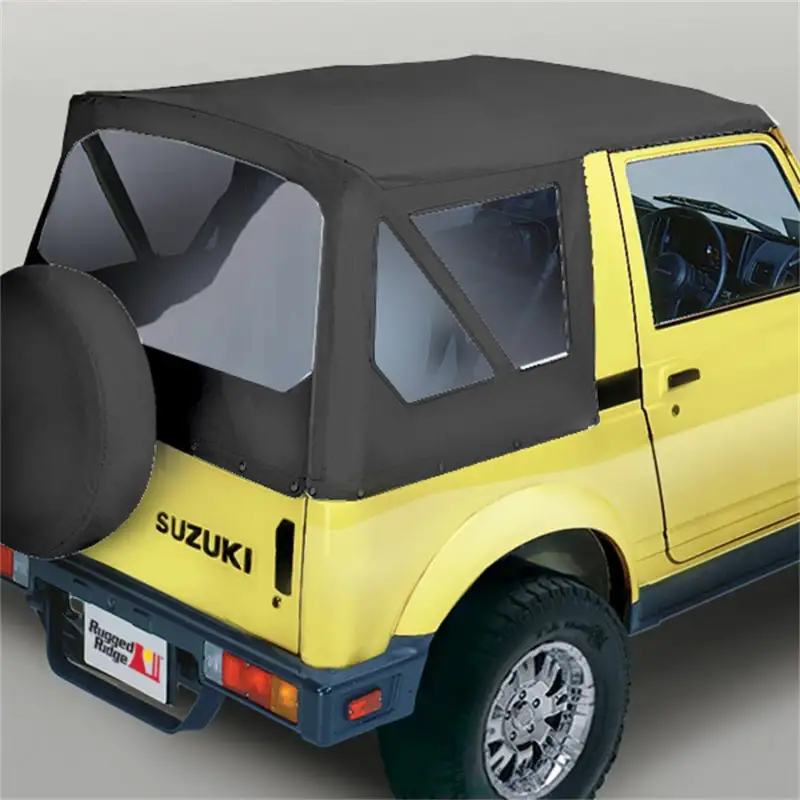 Rugged Ridge XHD S-Top Black Denim Clear Windows Samurais