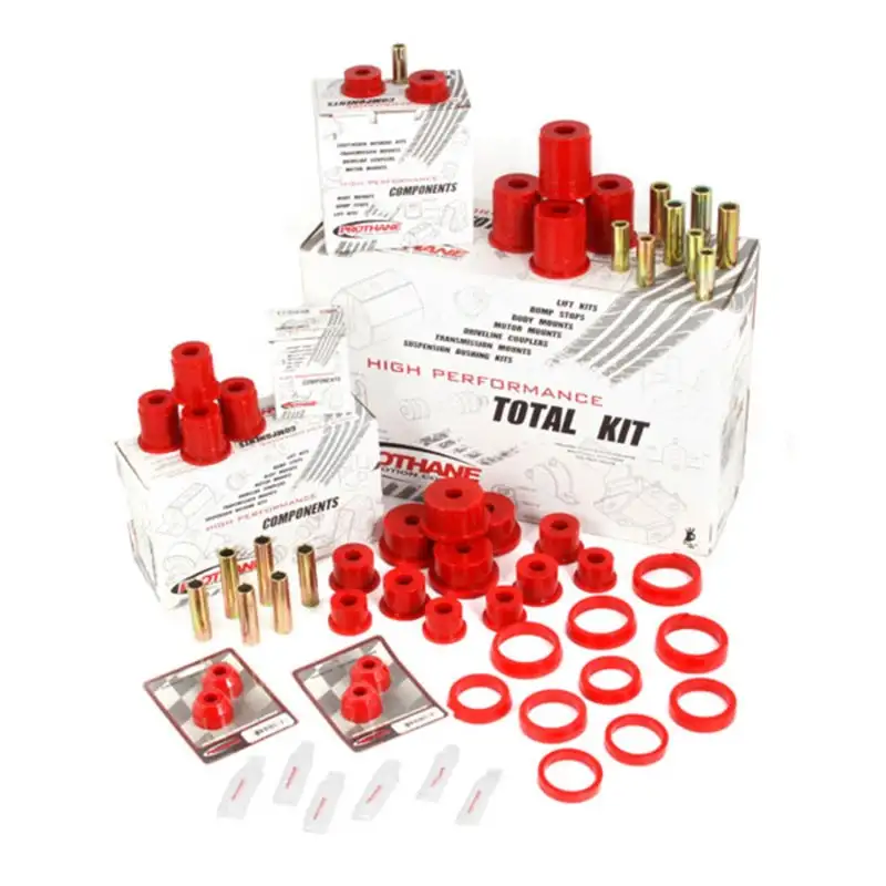 Rugged Ridge Polyurethane Bushing Kit Red Cherokee (XJ)