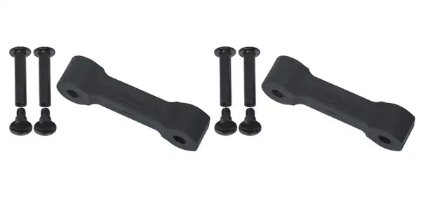 Jeep JK Replacement Hood Catch Rubbers Pair 07-18 Wrangler JK Textured Black Kentrol - Kentrol - 70071
