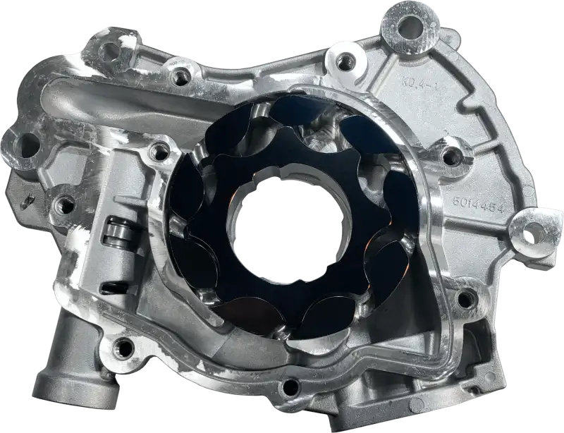 Boundary 2023+ Ford Coyote V8 Billet Gear Vane Ported Treated Oil Pump Assembly w/Billet Back Plate