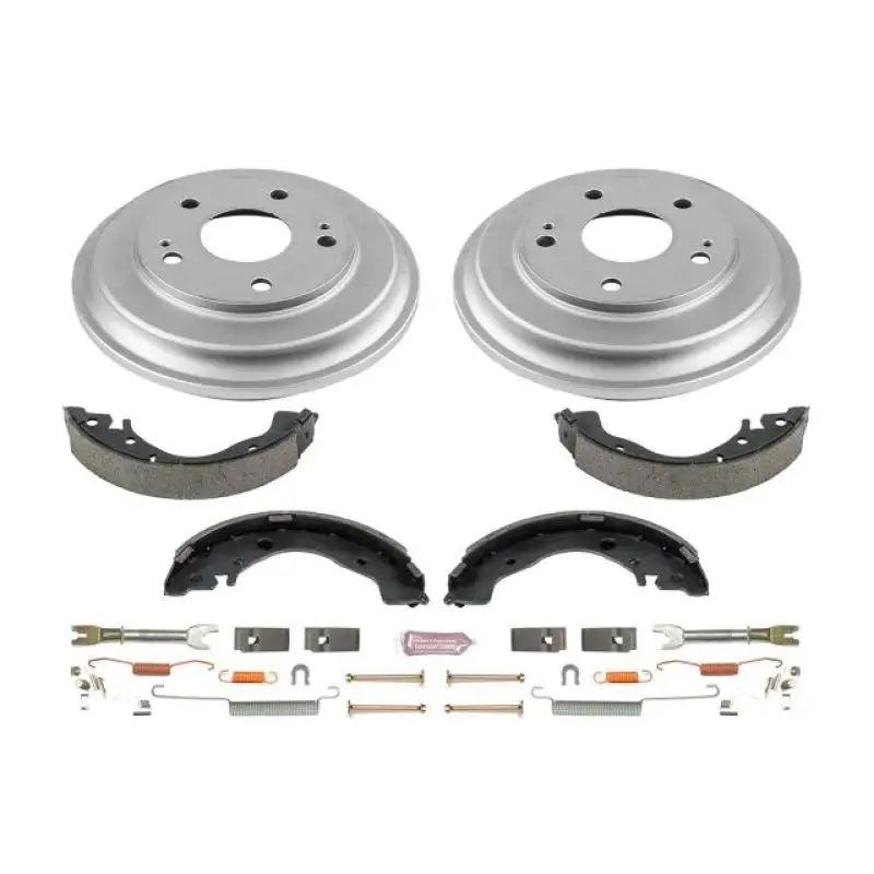 Power Stop 06-11 Honda Civic Coupe Rear Autospecialty Drum Kit