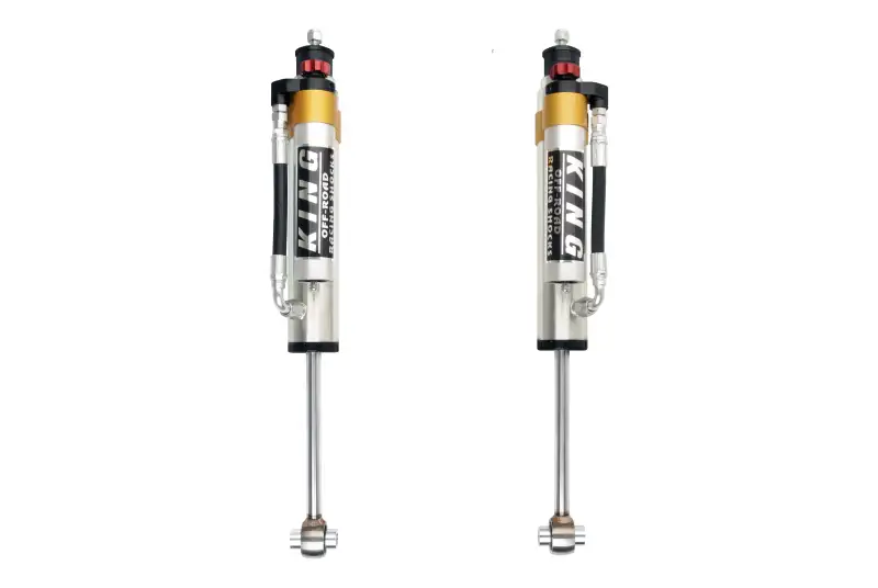 King Shocks Mercedes-Benz G-Class Rear 2.5 Dia Piggy Hose Reservoir w/Adjuster (Pair)