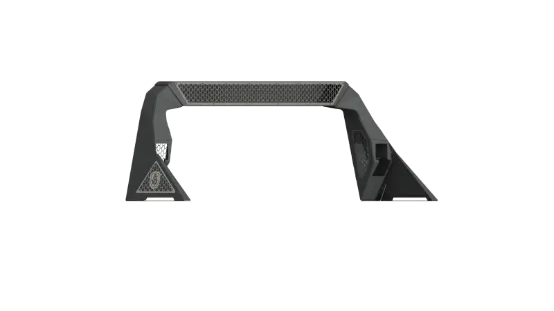 Road Armor 10-19 Dodge 1500 iDentity Headache Rack w/Bedrail Pods/40in Center Light Pod/Hyve Raw