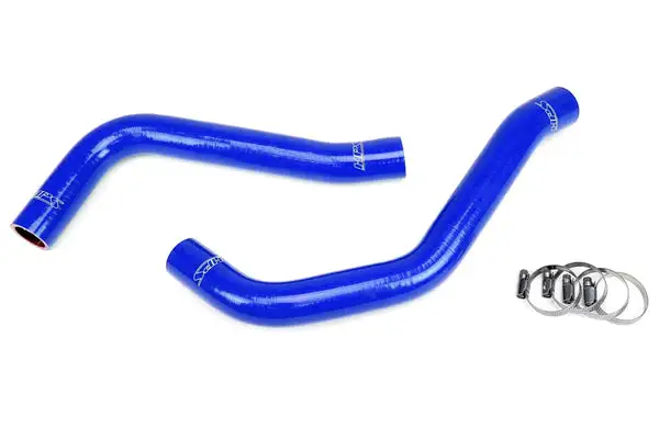 HPS Reinforced Blue Silicone Radiator Hose Kit Coolant for Toyota 03 09 4Ru (57-1784-BLUE)